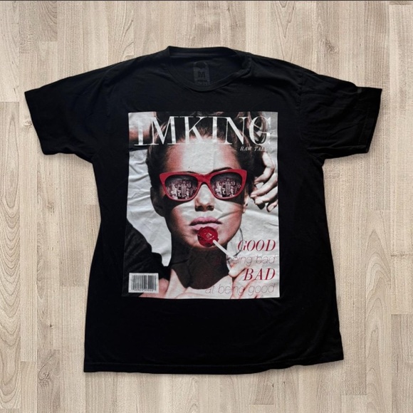Other - ImKing Black Graphic Tee